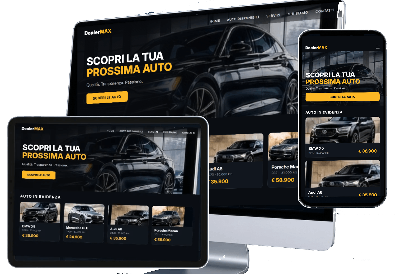 Sito web del concessionario